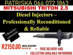 DIESEL INJECTORS FOR SALE- MITSUBISHI TRITON 2.5