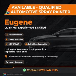 Qualified Spray Painter
