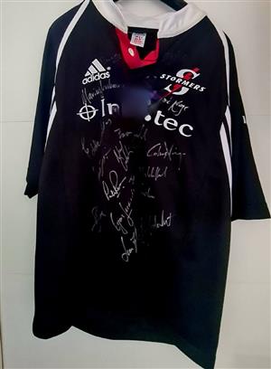 Signed stormers Jersey-2003 squad