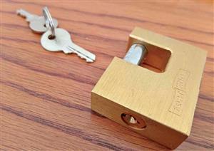 Fort Knox Brass Insurance Padlock 50mm