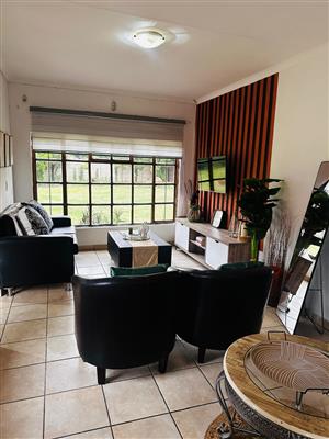 BEAUTIFUL FULLY FURNISHED GARDEN COTTAGE TO RENT IN VAALPARK