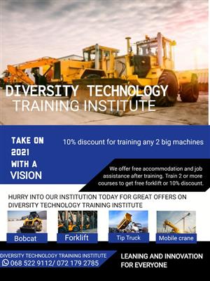 Accredited  for Excavator,TLB,Dump Trucks,Safety First aid, Lifting & mining mac