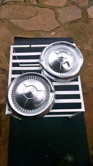 1957 chevy dog dish hub caps.