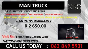 MAN TRUCK DIESEL INJECTORS UVONGO KWAZULU NATAL 