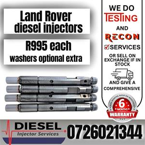 Land Rover diesel injectors for sale