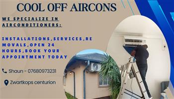 Specialize in installations, services, removals and repairs..Contact 0680973231