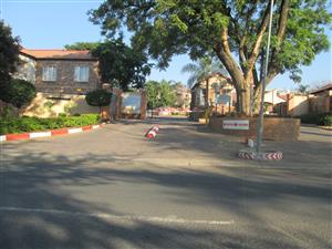 Equestria, very neat 2 bedroom double lockup garage townhouse for rent R 6600 in an upmarket secure estate.