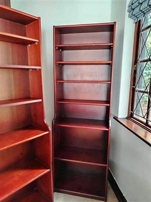 Solid wood bookcase