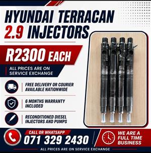 HYUNDAI TERRACAN 2.9 INJECTORS FOR SALE WITH WARRANTY INCLUDED 