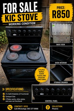 Kic big stove R500