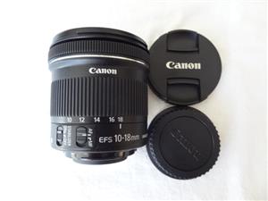Canon 10-18mm EF-S f/4.5-5.6 IS STM Lens LIKE NEW
