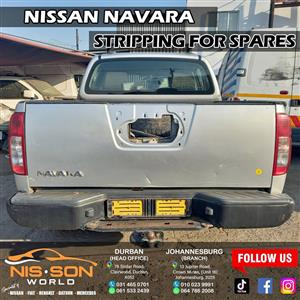 NISSAN NAVARA STRIPPING FOR SPARES