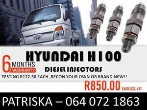 INJECTORS FOR HYUNDAI H100 FOR SALE- DELIVERY NATIONWIDE