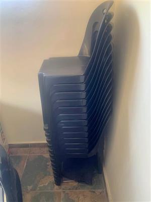 Hiring out foldable tables and chairs