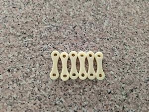 Glow in dark plastic rope sliders