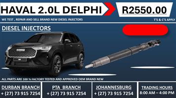 Haval 2.0L Delphi Diesel Injectors 