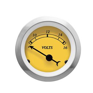 Autogauge 52mm Volt Gauge (YellowFace)