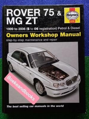 Rover 75 & MG ZT -1999 To 2006 (S To 06 Registration) Petrol & Diesel - Haynes.