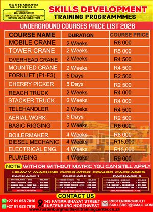  Dump Truck ADT or 777D) TLB FEL GRADER,Comptent A & B Training 