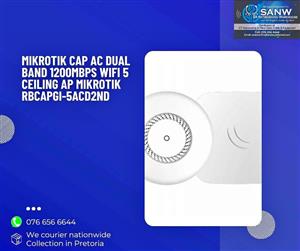 MIKROTIK CAP AC DUAL BAND 1200MBPS WIFI 5 CEILING AP MIKROTIK RBCAPGI-5ACD2N D