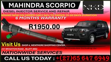 MAHINDRA SCORPIO DIESEL INJECTORS