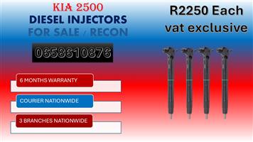 DIESEL INJECTORSDFOR KIA 2500 FOR SALE WITH WARRANTY.