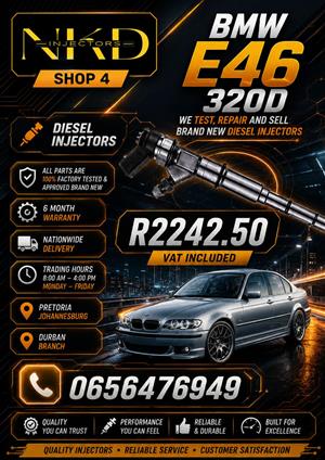 NKD_Recon_BMW_E46_320D_Diesel_Injectors