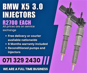 BMW X5 3.0 INJECTORS FOR SALE WITH WARRANTY