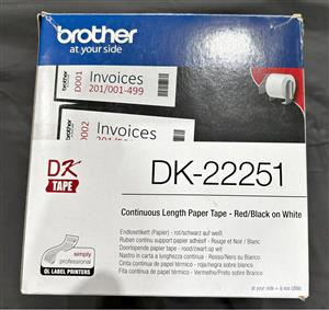 Brother DK Labels DK-22251 - Continuous Length Paper Tape