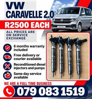 VW CARAVELLE T5 2.0 INJECTORS FOR SALE WITH WARRANTY INCLUDED 