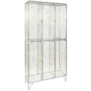 Office desks, Training desks, white and black wire lockers