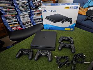 Ps4 slim with all cables and 1 wireless controller