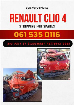 Renault clio 4 stripping for spares 