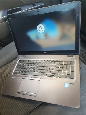 HP ZBook core i7 8gb ram 256gb ssd 7th gen