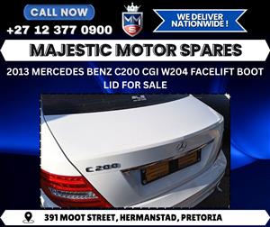  For Sale: Used Boot Lid from 2013 Mercedes Benz C200 CGI W204 Facelift 
