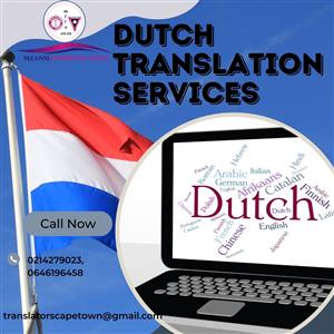  Professional Dutch to English Translation Services, South Africa