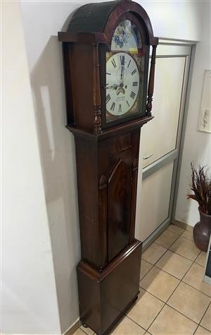 Grandfather clock Irish longcase 19th Century
