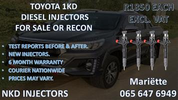 Bosch & Delphi Injectors Supply TOYOTA 1KD