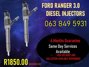 FORD RANGER 3.0 DIESEL INJECTORS 