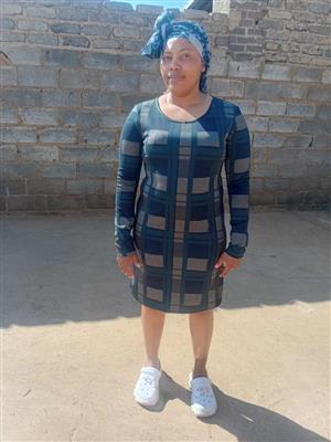 Lesotho maid,nanny with good refs needs stay in work.
