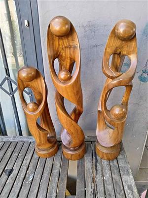 Wooden carvings /priced individually