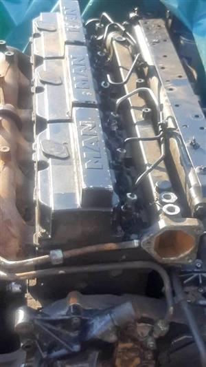 MAN M2000 engine stripping for spares