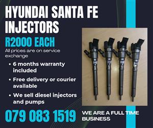 HYUNDAI SANTA FE 2.2 INJECTORS FOR SALE WITH WARRANTY INCLUDED IN 