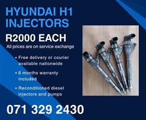 HYUNDAI H1 INJECTORS FOR SALE WITH WARRANTY 
