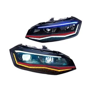 VW Polo 8 Gti Style Headlight with red inlay (for non-gti models)