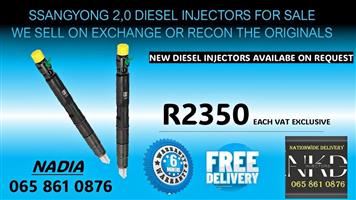 NKD DIESEL INJECTORS FOR SALE FOR SSANGYONG 2.0