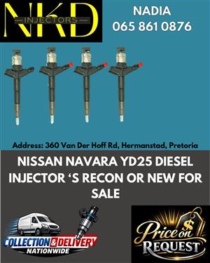 NISSAN NAVARA YD25 DIESEL INJECTORS - R1950 EACH