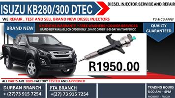 Isuzu KB280/300 DTEC Diesel Injectors 