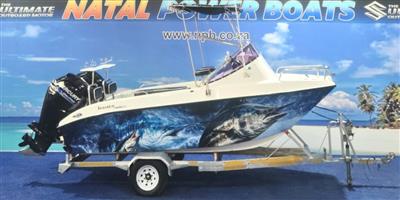 SEACAT 16 FT ON TRAILER 2 X 75 HP MERCURY 4 STROKES 