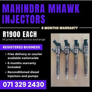 MAHINDRA MHAWK INJECTORS FOR SALE WITH WARRANTY INCLUDED 